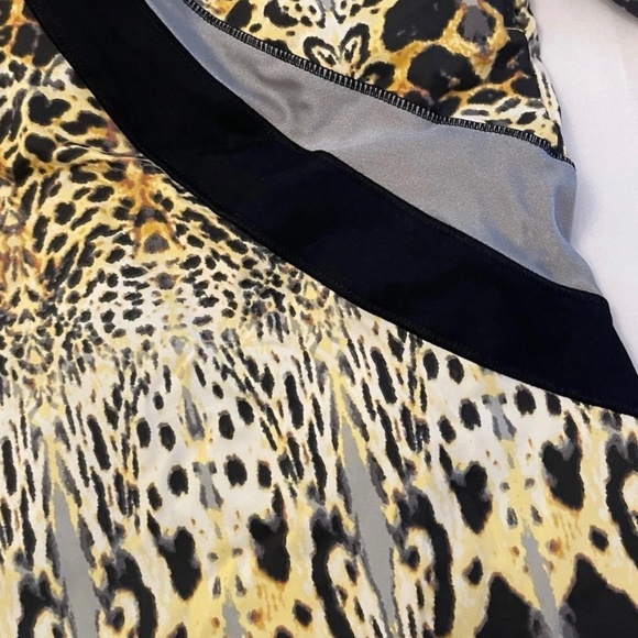 NWT! Bebe Bebe Sport Cheetah Print Funnel Jacket Zip-Up SMALL Made In USA - Picture 11 of 15